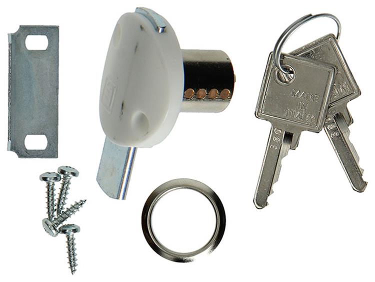 Mack 1015830 - 1 cilindro de montaje blanco 20 mm | 5 piezas