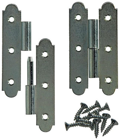 Mack 1013259 - 2 Spanish hinges right galvanized h 90 x w 50 mm | 5 pieces