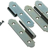 Mack 1013260 - 2 bisagras españolas izquierda galvanizadas h 90 x w 50 mm | 5 piezas