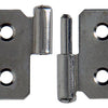 Mack 1013467 - 2 bisagras para muebles derecha niquelada alto 30 x ancho 40 mm | 5 piezas