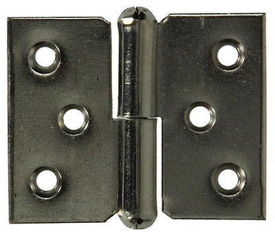 Mack 1013350 - 2 furniture hinges left nickel-plated h 40 x w 50 mm | 5 pieces