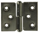 Mack 1013350 - 2 bisagras para muebles izquierda niquelada alto 40 x ancho 50 mm | 5 piezas
