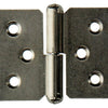 Mack 1013350 - 2 bisagras para muebles izquierda niquelada alto 40 x ancho 50 mm | 5 piezas