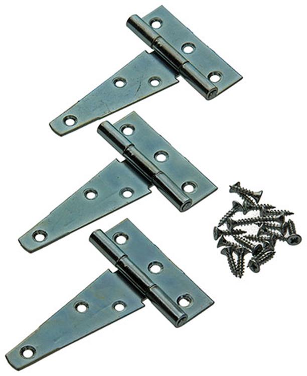 Mack 1013265 - 3 bisagras cruzadas ligeras galvanizadas 75 mm | 2 piezas