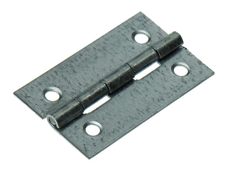 Mack 1013247 - 4 bisagras estrechas galvanizadas h 50 x w 30 mm | 5 piezas