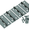 Mack 1013247 - 4 bisagras estrechas galvanizadas h 50 x w 30 mm | 5 piezas