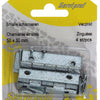 Mack 1013247 - 4 bisagras estrechas galvanizadas h 50 x w 30 mm | 5 piezas