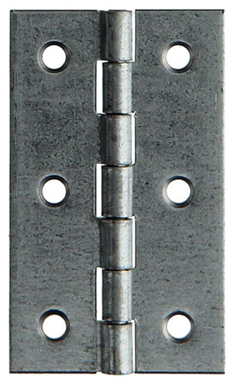Mack 1013249 - 4 bisagras estrechas galvanizadas h 70 x w 40 mm | 5 piezas