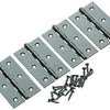 Mack 1013506 - 4 bisagras estrechas galvanizadas h 80 x w 45 mm | 5 piezas
