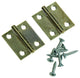 Mack 1013502 - 2 bisagras estrechas latón h 25 x w 18 mm | 5 piezas