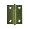 Mack 1013503 - 2 bisagras estrechas latón h 40 x w 32 mm | 5 piezas