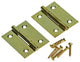 Mack 1013503 - 2 bisagras estrechas latón h 40 x w 32 mm | 5 piezas