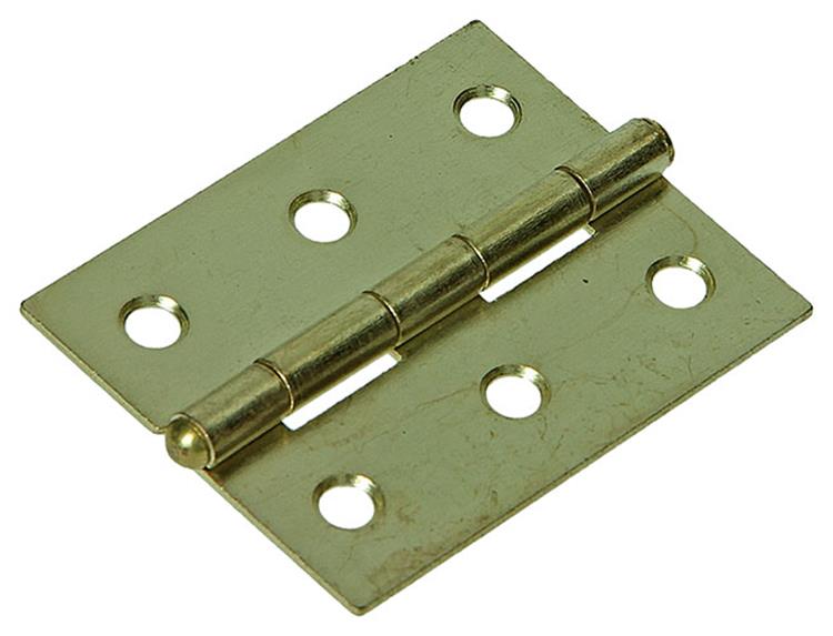 Mack 1013338 - 2 bisagras estrechas latón h 50 x w 30 mm | 5 piezas