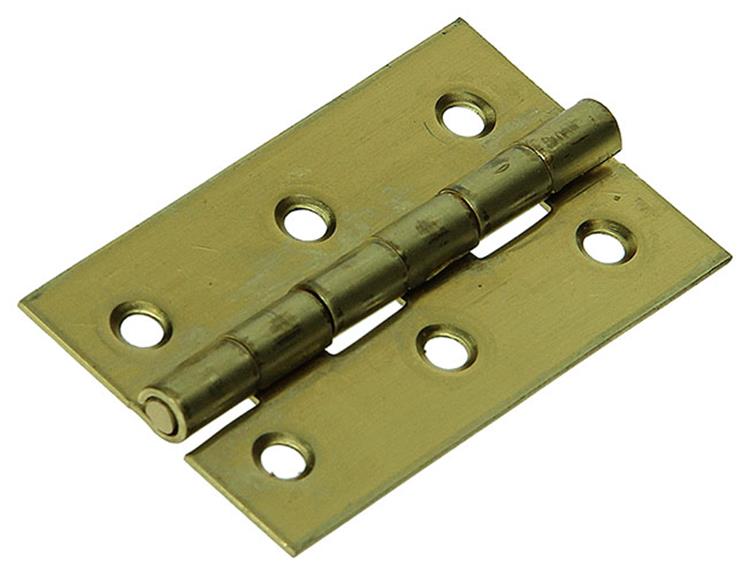Mack 1013504 - 2 bisagras estrechas latón h 60 x w 46 mm | 5 piezas