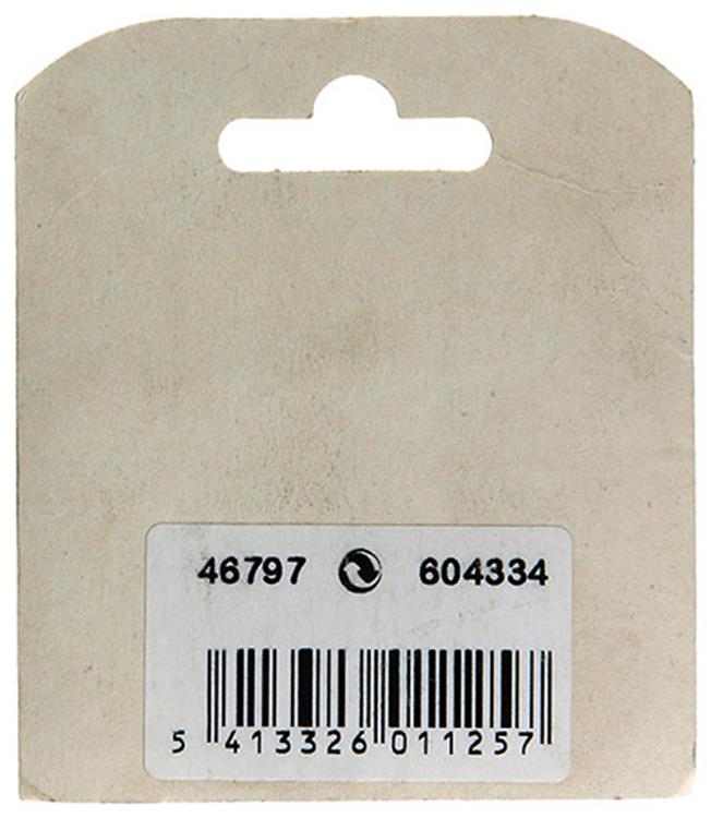 Mack 1013504 - 2 bisagras estrechas latón h 60 x w 46 mm | 5 piezas