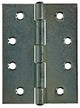 Mack 1013612 - 2 bisagras pesadas galvanizadas h 100 x w 76 mm | 5 piezas