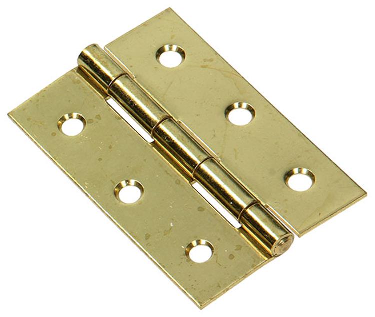 Mack 1013571 - 2 bisagras pesadas. latonado alto 75 x ancho 50 mm | 5 piezas