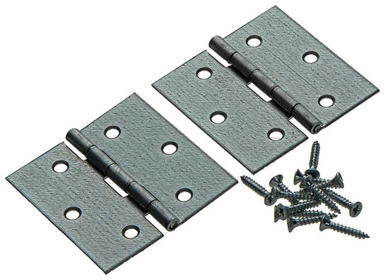 Mack 1013325 - 2 bisagras cuadradas galvanizadas h 50 x w 50 mm | 5 piezas