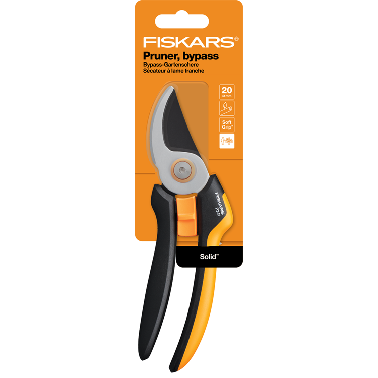 Fiskars 1067865 - tijera de podar bypass l p341 | 4 piezas