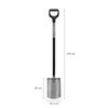 Vanga da giardino ergonomica rotonda Fiskars | grigio - 1066710
