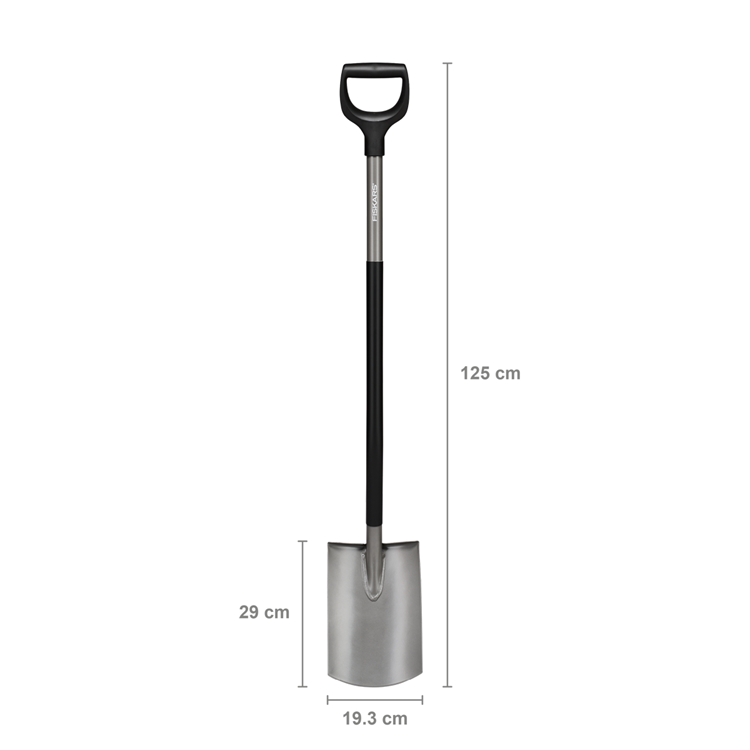 Vanga da giardino ergonomica rotonda Fiskars | grigio - 1066710