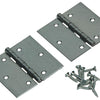 Mack 1013501 - 2 bisagras cuadradas galvanizadas h 60 x w 60 mm | 5 piezas