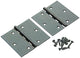 Mack 1013326 - 2 bisagras cuadradas galvanizadas h 70 x w 70mm | 5 piezas