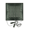 Renson 1069262 - Rejilla regulable de superficie PVC 732 (154x154) str 9005 (negro) | 2 piezas
