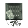 Renson 1069262 - Rejilla regulable de superficie PVC 732 (154x154) str 9005 (negro) | 2 piezas