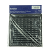 Renson 1069263 - Rejilla regulable de superficie PVC 732 (187x187) str 9005 (negro) | 2 piezas