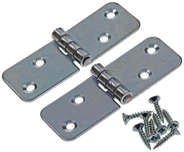 Mack 1013480 - 2 bisagras de cinta galvanizadas h 20 x w 60 mm | 5 piezas