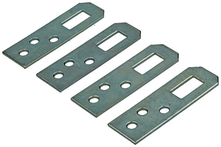 Mack 1013284 - 4 argollas galvanizadas 60 mm | 5 piezas
