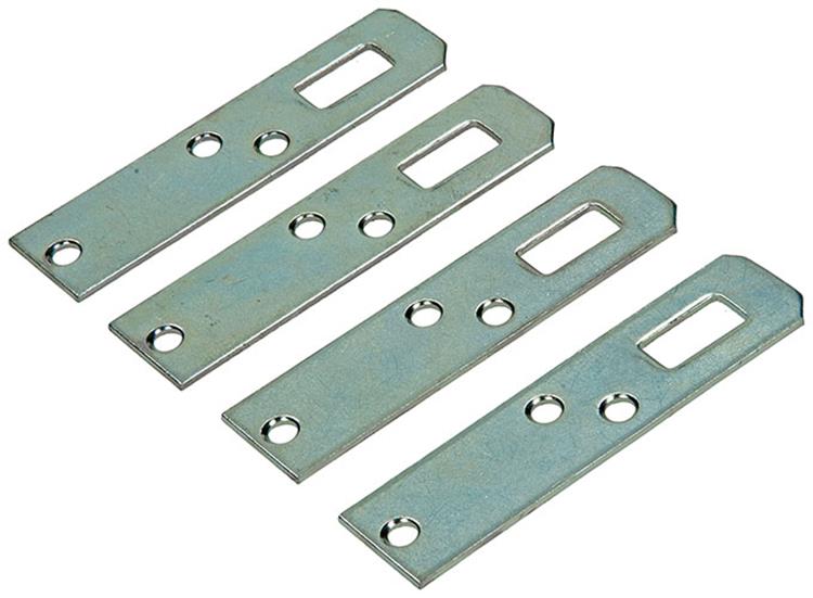Mack 1013285 - 4 argollas galvanizadas 80 mm | 5 piezas