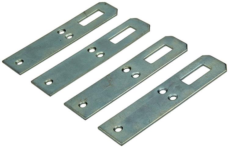 Mack 1013286 - 4 argollas galvanizadas 100 mm | 5 piezas