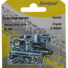 Mack 1013474 - 2 pestillos americanos galvanizados a 25 - b 10 mm | 5 piezas