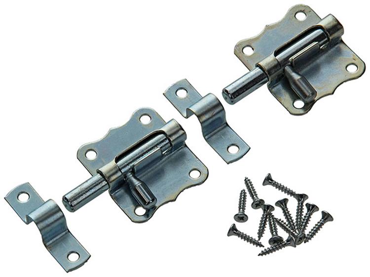 Mack 1013281 - 2 pestillos americanos galvanizados a 40 - b 20 mm | 5 piezas