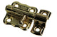 Mack 1015934 - 1 pestillo americano latonado a 30 - b 15 mm | 5 piezas