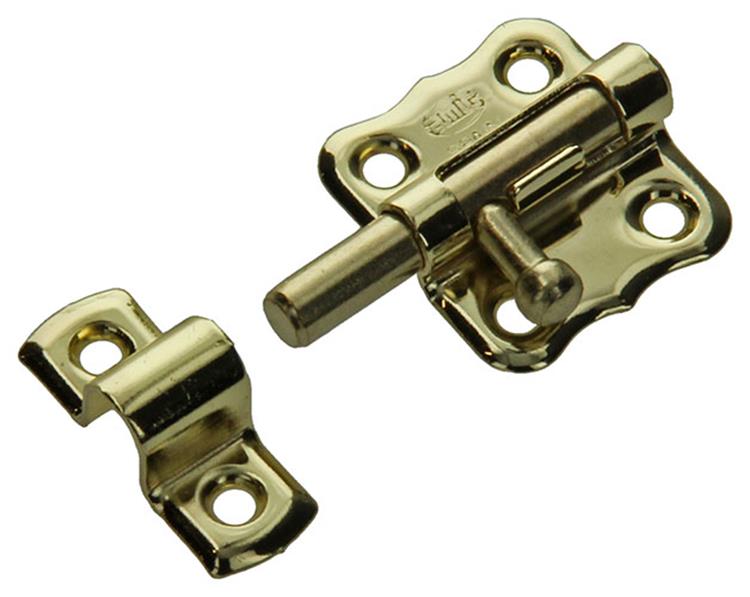 Mack 1015934 - 1 pestillo americano latonado a 30 - b 15 mm | 5 piezas