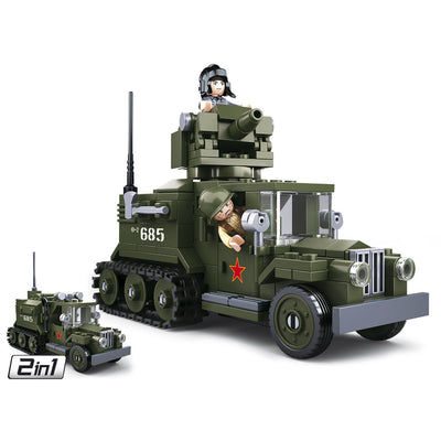 Sluban WWII Gaz Aliado Half-Track 2in1