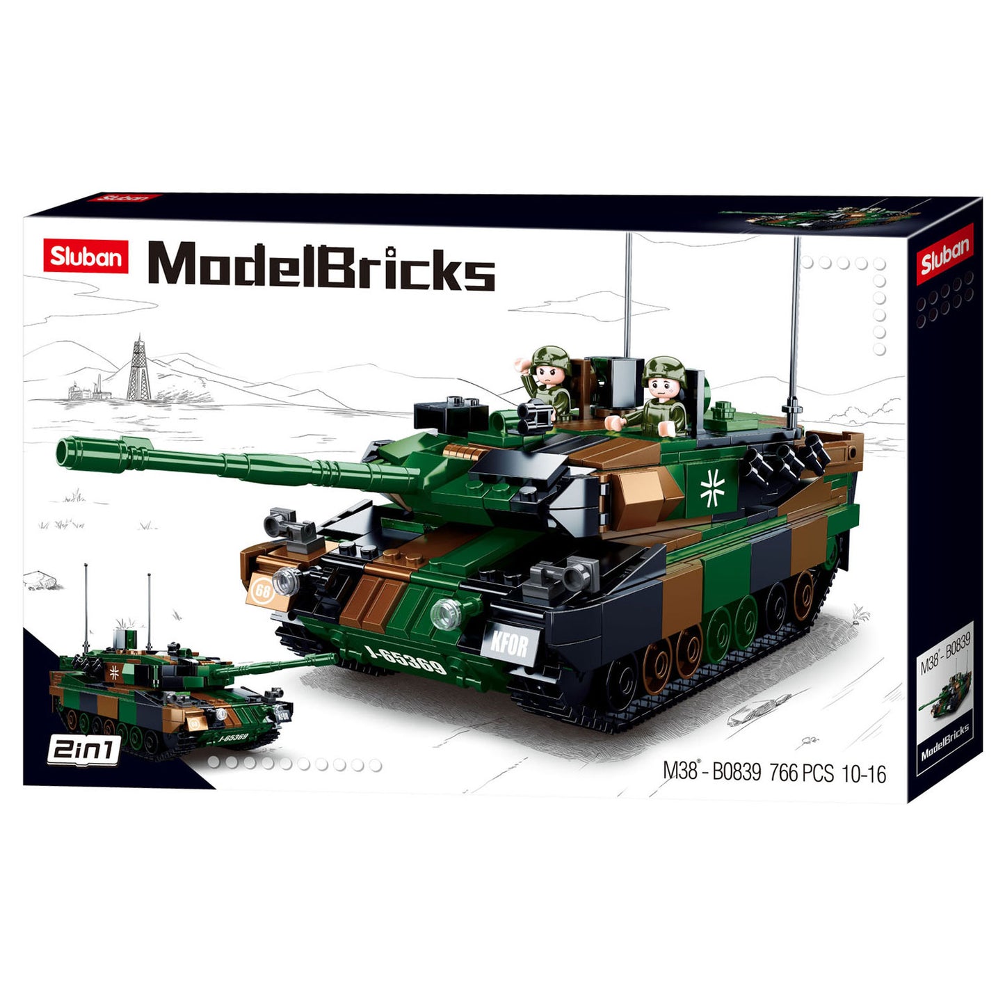 Sluban Army Main Battle Battle Tank Europe