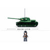 Sluban wwii t-34-85 tank bouwspeelgoed kinderen vanaf 8 jaar – constructiespeelgoed modelbouw – bouwdoos met 497 bouwstenen – m38-b0982