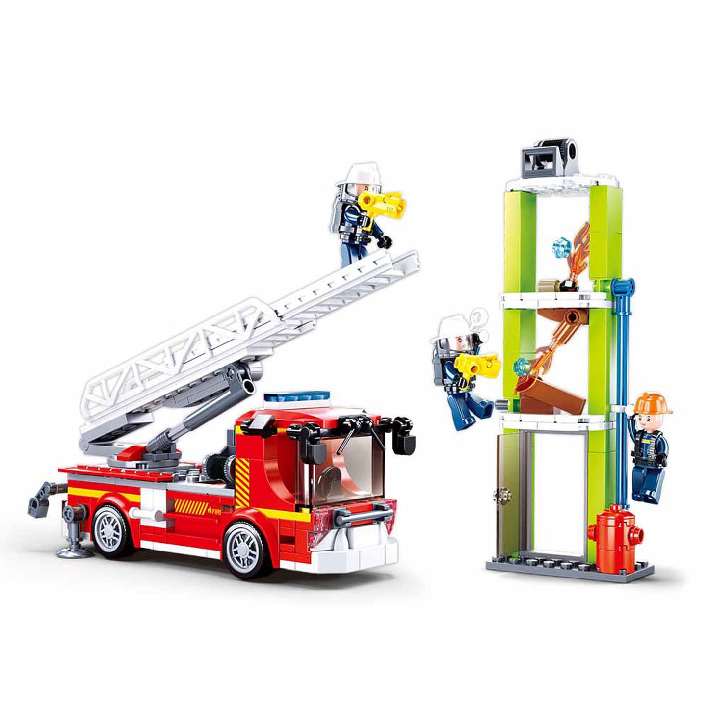 Sluban Fire Brigade Ladder Car Ejercicio