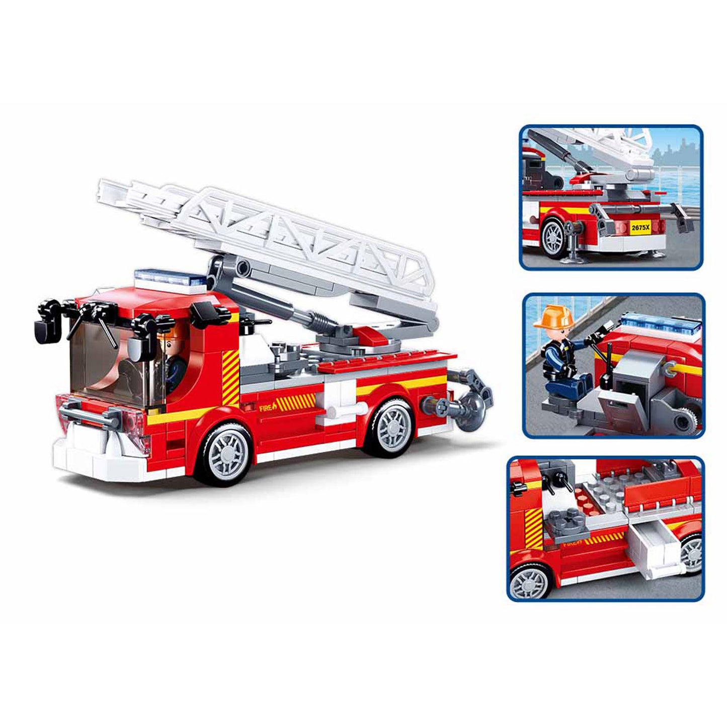 Sluban Fire Brigade Ladder Car Ejercicio