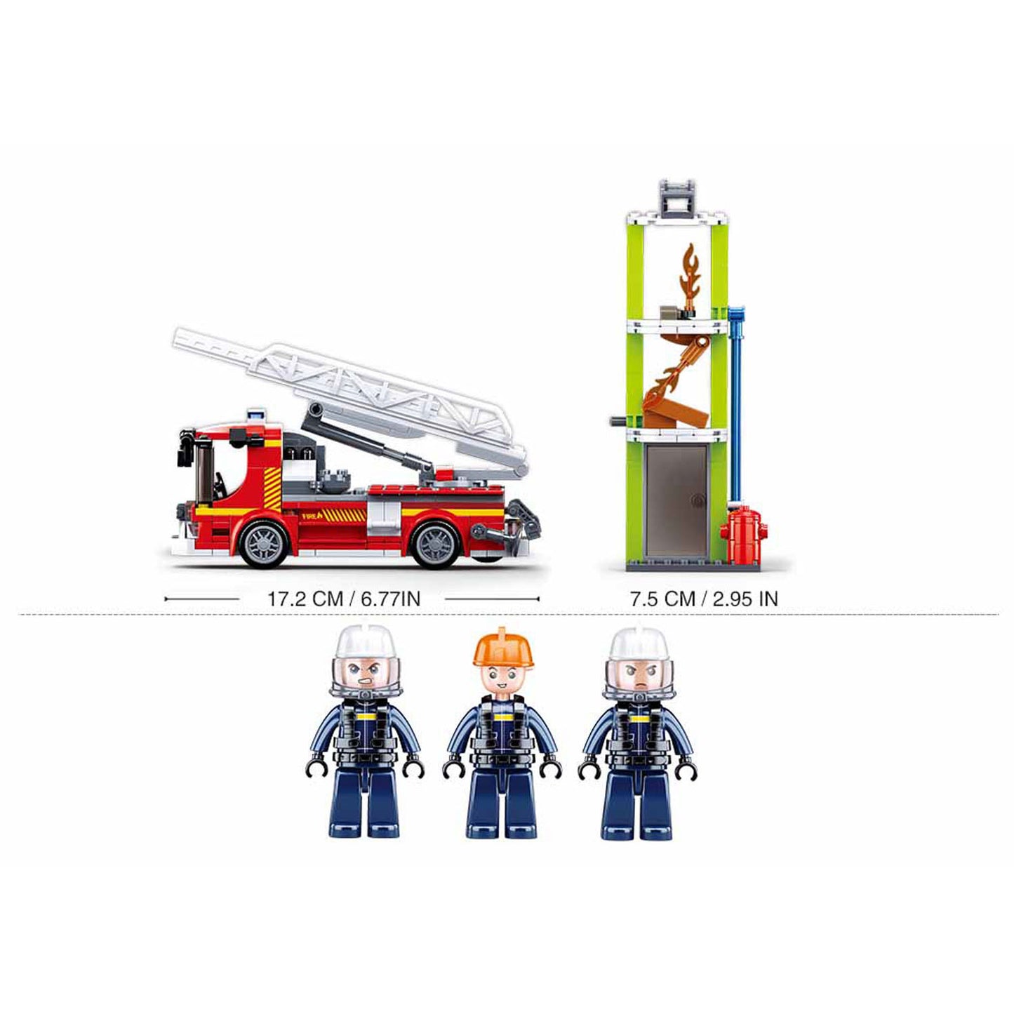 Sluban Fire Brigade Ladder Car Ejercicio