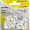 Mack 1015838 - 20 soportes para estantes plástico blanco ø 6 mm | 10 piezas