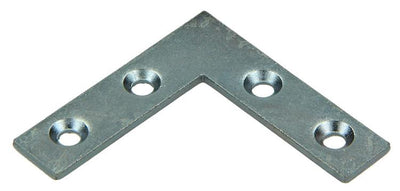 Mack 1013301 - 8 flat squares galvanized 40x40x10x2mm | 10 pieces