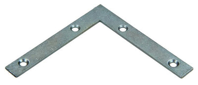Mack 1013304 - 8 flat squares galvanized 75x75x10x2mm | 10 pieces