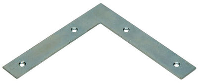 Mack 1013306 - 8 flat squares galvanized 125x125x20x2mm | 10 pieces