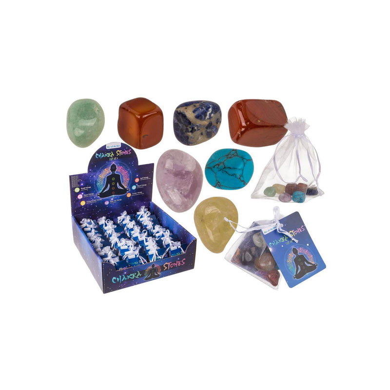 Set di pietre chakra Out of the blue da 7 pezzi 1,5x1 cm