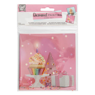 Set di carte di pittura a diamante 13x13 cm 2 pezzi 3 assorchi